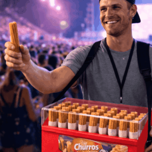 BANDEJA DE VENDA MÓVEL PARA EVENTOS – MODELO CHURROS II