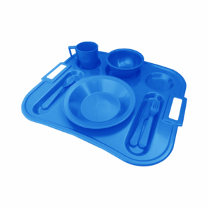 BANDEJA PLÁSTICA PARA REFEIÇÃO ESCOLAR