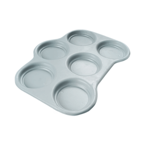 BANDEJA PLÁSTICA – PS – EMPILHÁVEL – PARA MARMITAS DE ISOPOR Nº 8 E Nº 9