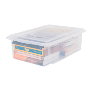 CAIXA PLÁSTICA ORGANIZADORA COM TAMPA 11 LITROS