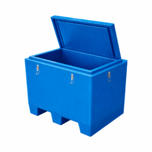 CAIXA PLÁSTICA PALETIZADA 1000x690x870 – 3 PÉS – 400 LITROS