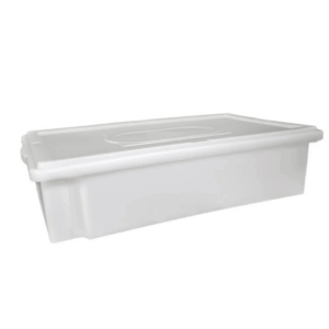 CAIXA PLÁSTICA RETANGULAR COM TAMPA 15 LITROS – PARA FREEZER