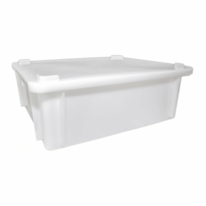 CAIXA PLÁSTICA RETANGULAR COM TAMPA 15,5 LITROS – PARA FREEZER