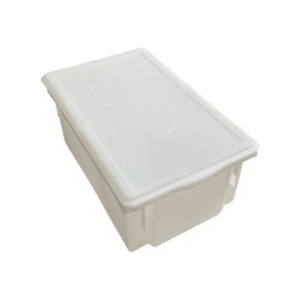 CAIXA PLÁSTICA RETANGULAR COM TAMPA 25 LITROS – PARA FREEZER