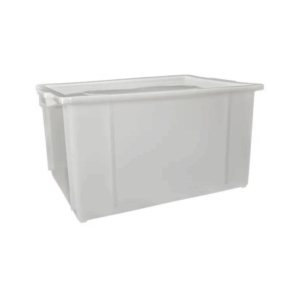 CAIXA PLÁSTICA RETANGULAR COM TAMPA 40 LITROS – PARA FREEZER
