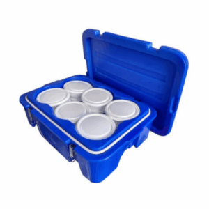 CAIXA TÉRMICA MAXBOX REDONDA - 6 DIVISÕES - COM FECHO