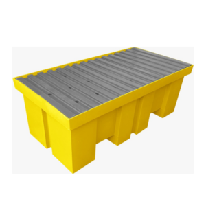 Pallet de Contenção - 240 litros - 660x1310x470 - 2 Tambores