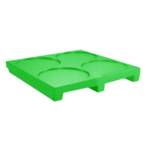 Pallet de Contenção - 1300x1300x200 - 4 tambores