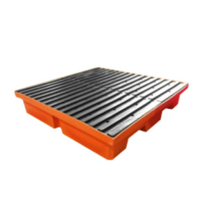 Pallet de Contenção - 310 litros - 1270x1270x245 - 4 tambores