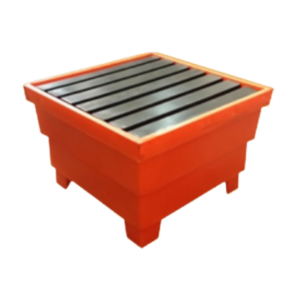 PALLET DE CONTENÇÃO - 100 litros - 720x720x470 - 1 Tambor