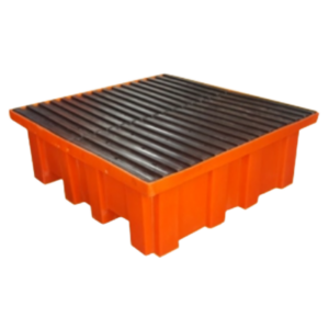 Pallet de Contenção - 420 litros - 1270x1270x450 - 4 tambores